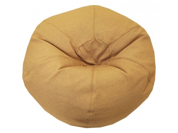 ПУФ Барбарон XL голяма ябълка Royal Deluxe (бежов/италианска мебелна дамаска)